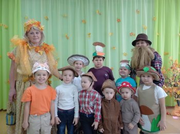 Осенние праздники в  детском саду с. Даниловка